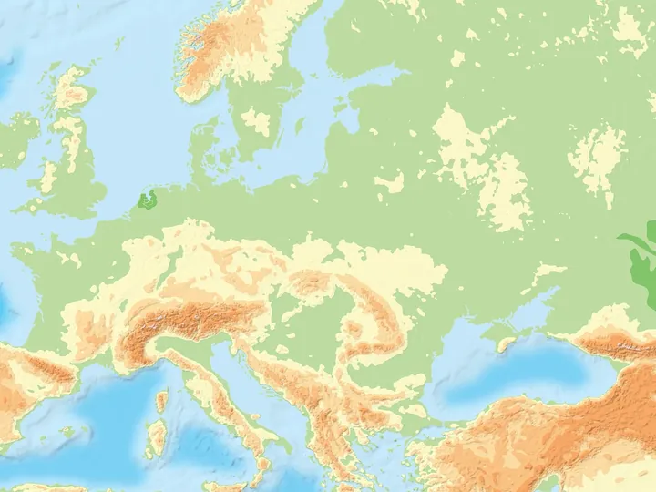 Európa – slepá mapa